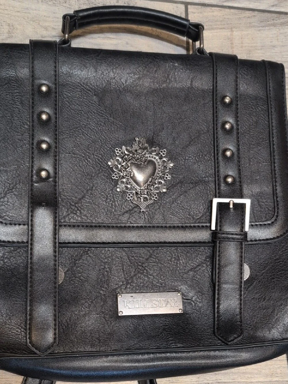 Killstar Eternity's End Faux Leather Backpack Gothic Punk Alt Vampire
